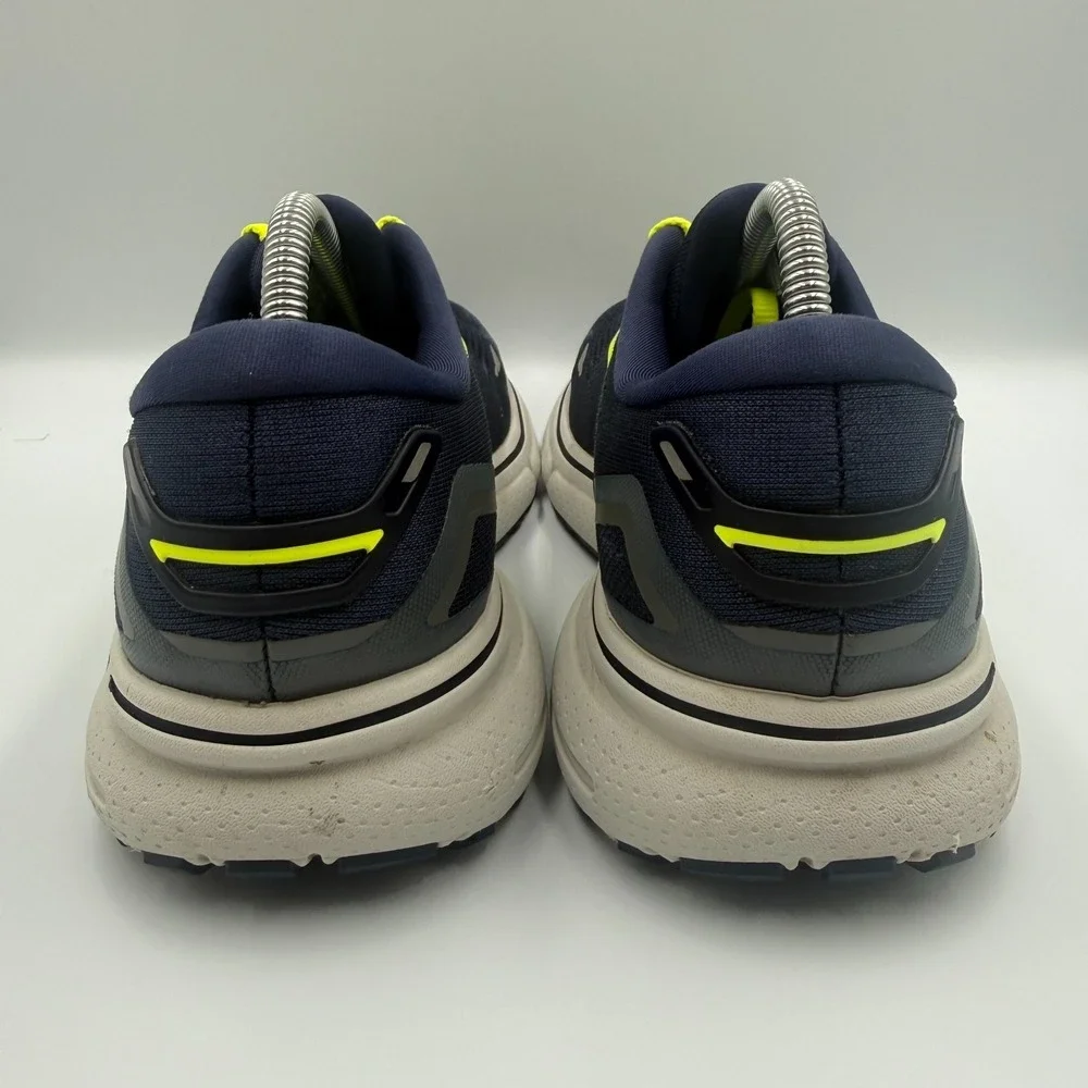 Brooks Ghost‎ 15 Blue Yellow Running Shoes Sneakers Men's Size 9 D 1103931D429